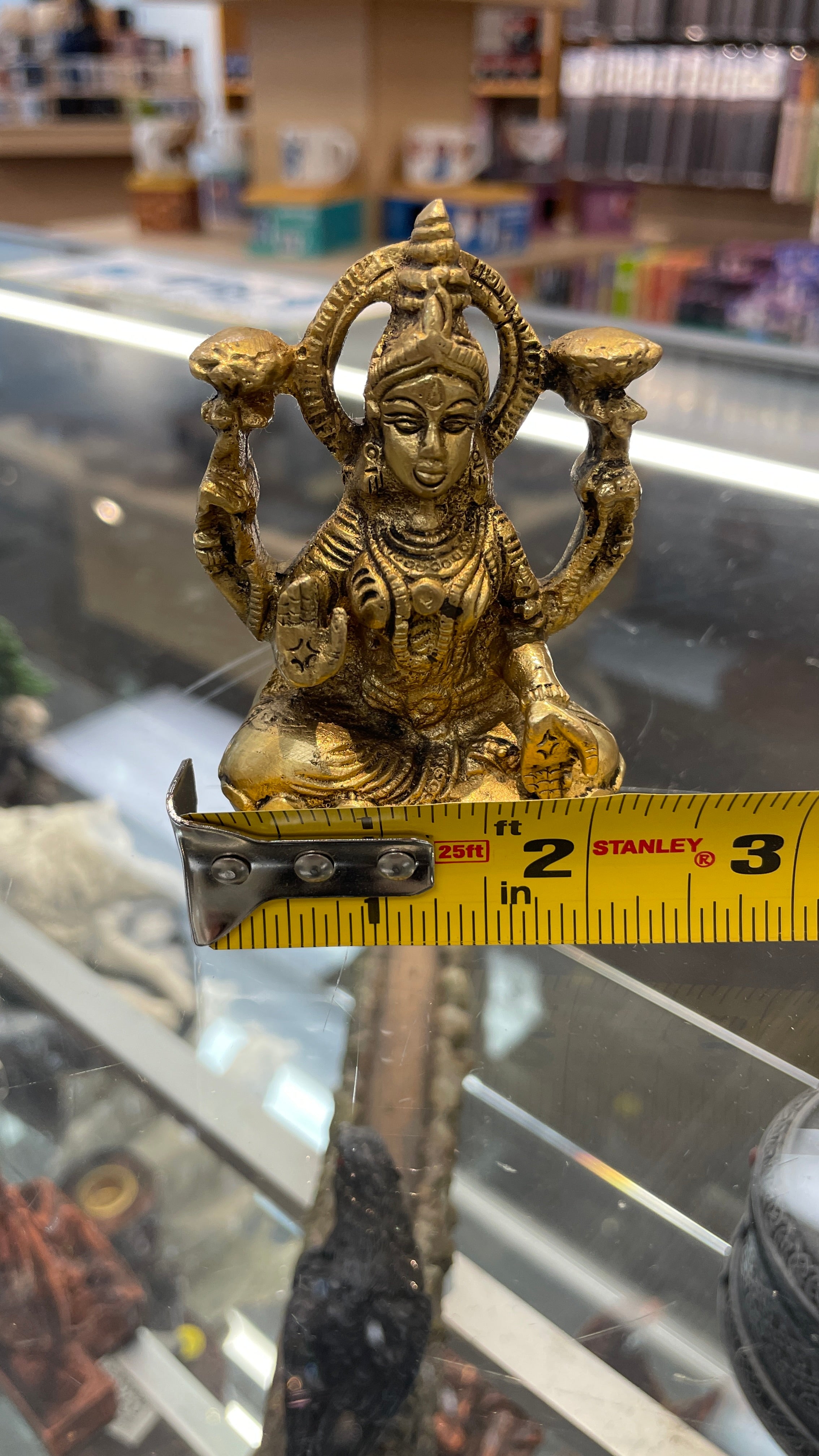 Small Brass Lakshmi Statue ST21