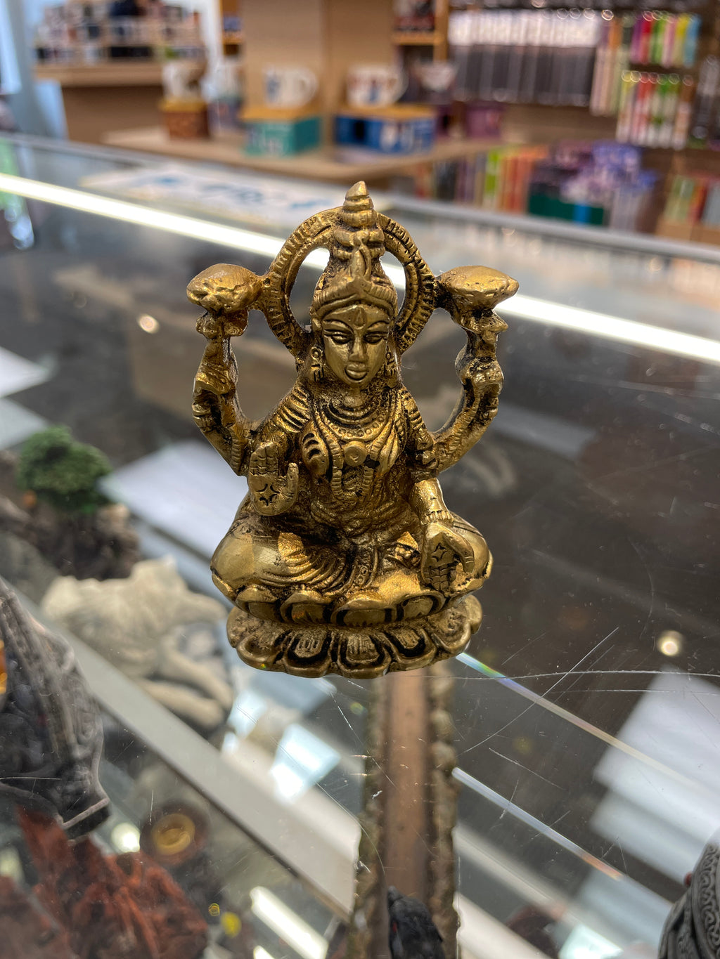 Small Brass Lakshmi Statue ST21
