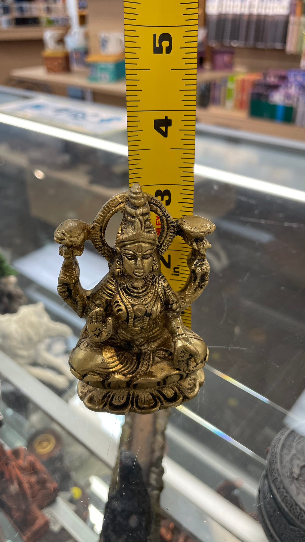 Small Brass Lakshmi Statue ST21