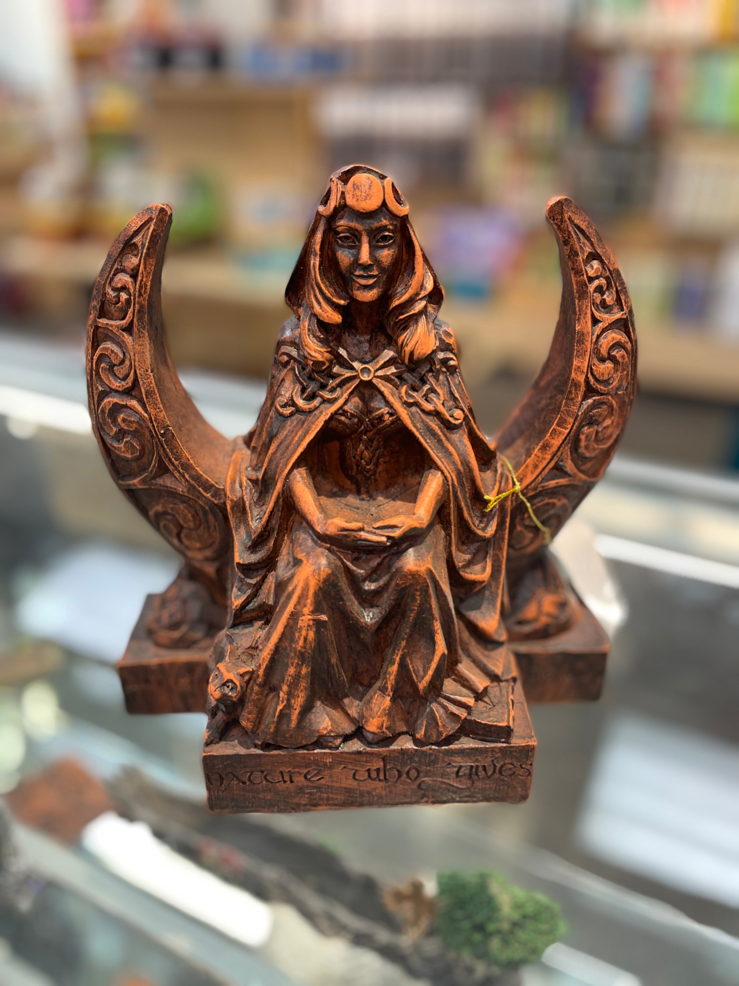 Moon Goddess Statue - ST09 Brown