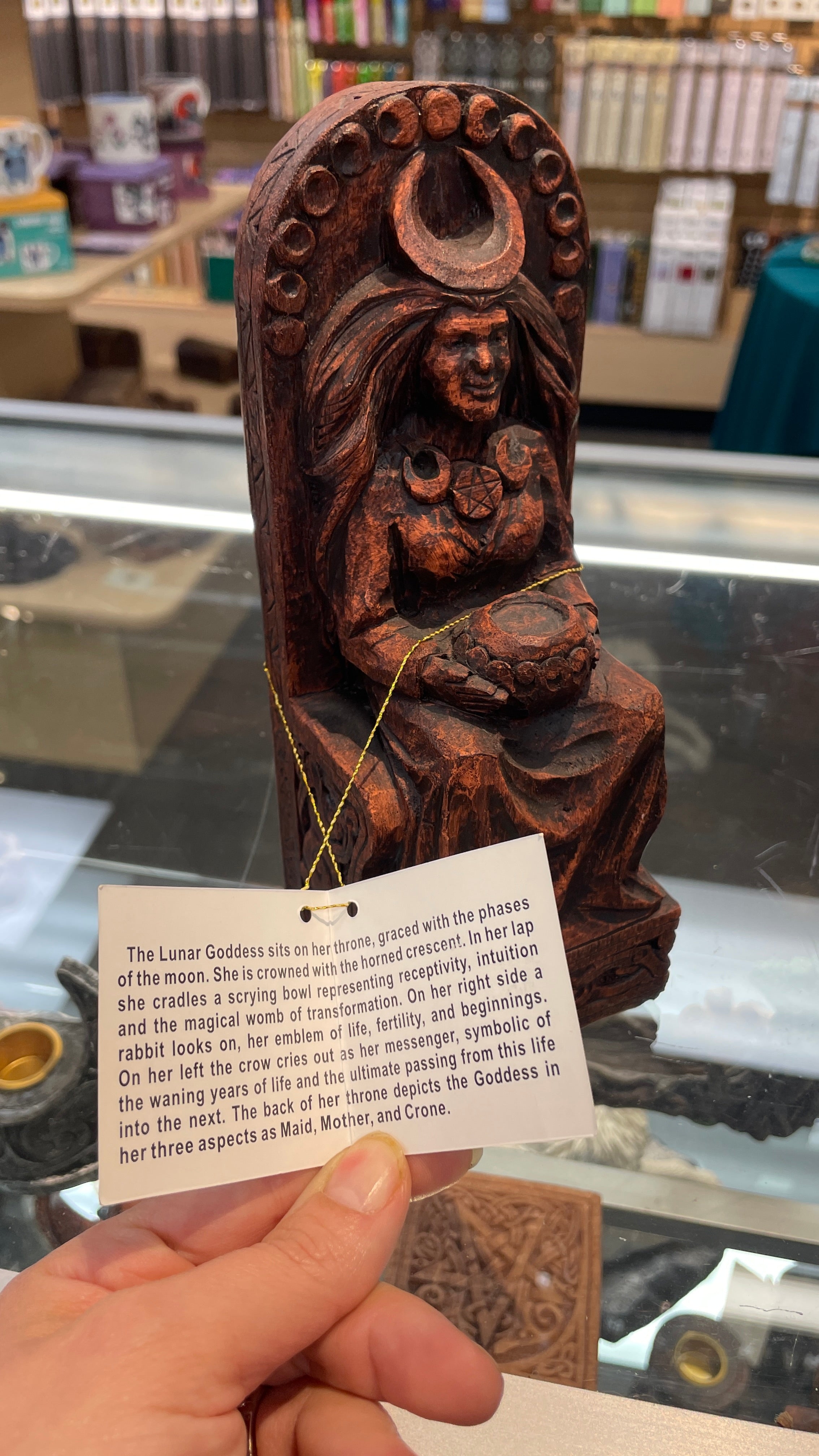 Seated Lunar Goddess Statue - ST02