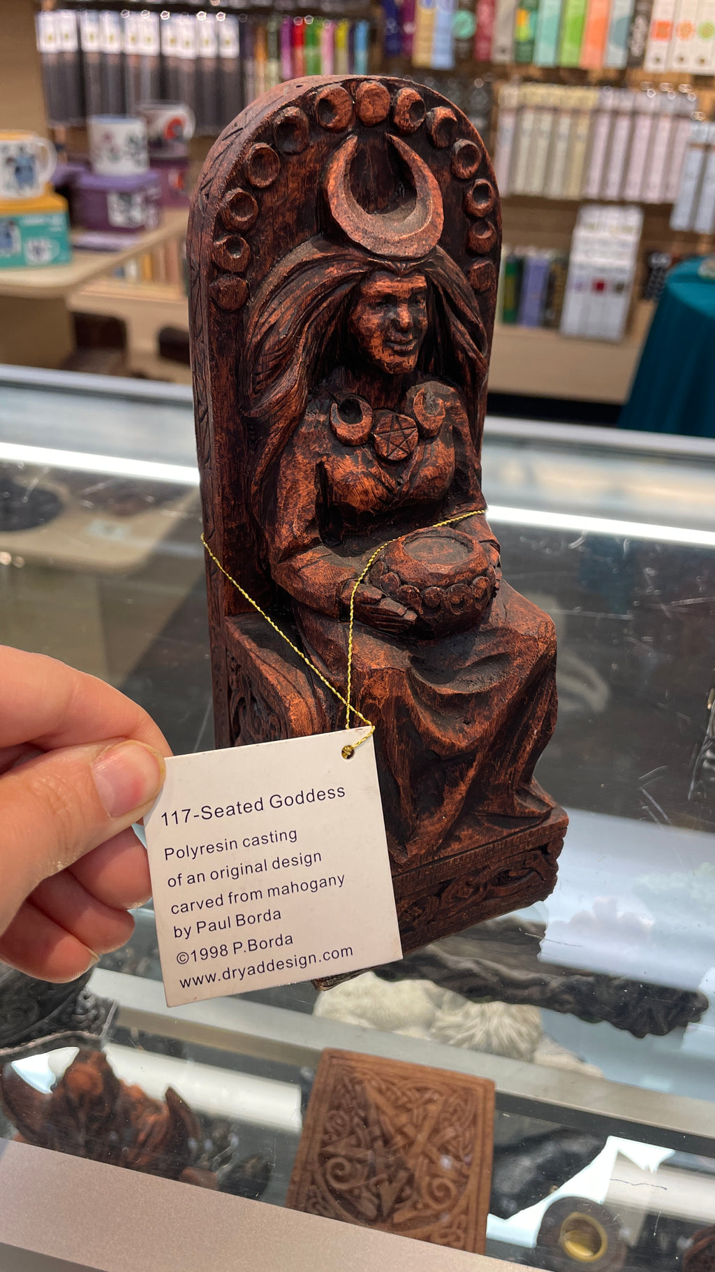 Seated Lunar Goddess Statue - ST02