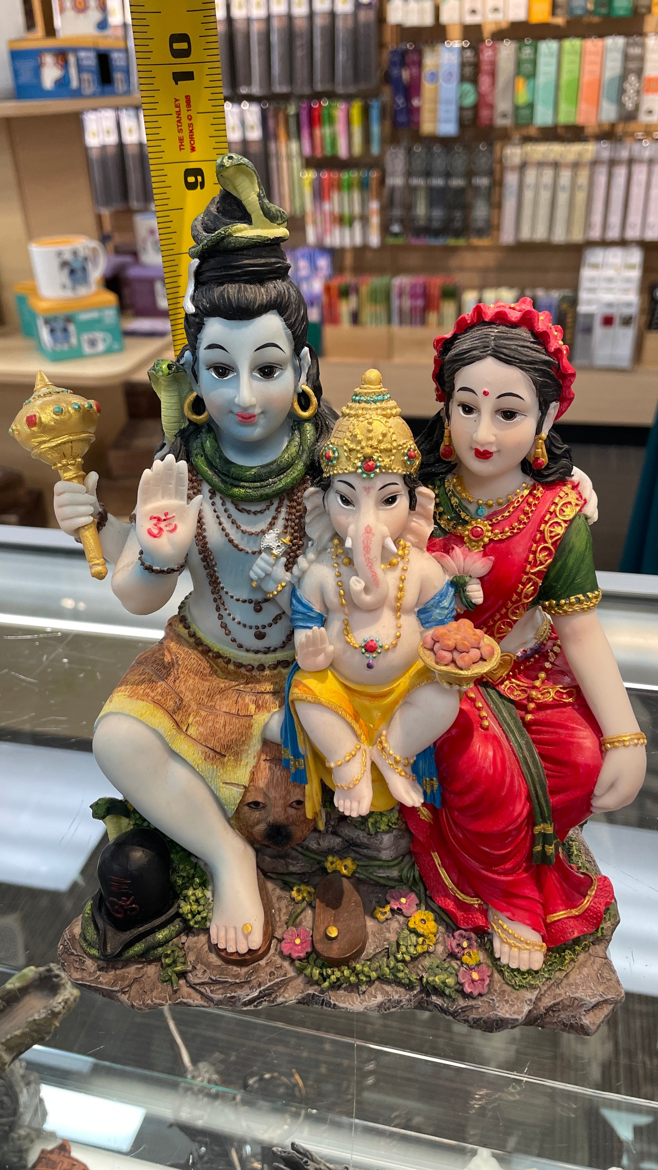 Shiva Family Statue (Shiva, Parvati &amp; Ganesha) - ST16