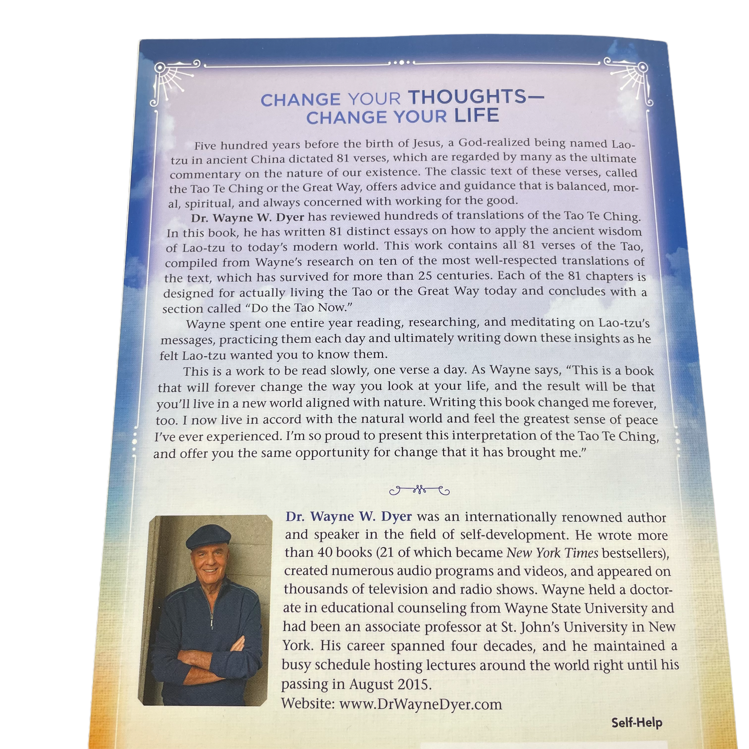 Change Your Thoughts - Change Your Life: Living the Wisdom of the Tao